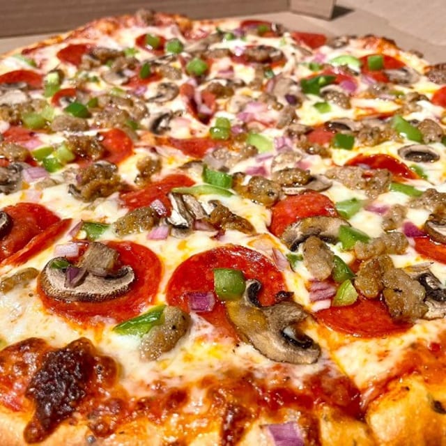 12" Supreme Pizza.